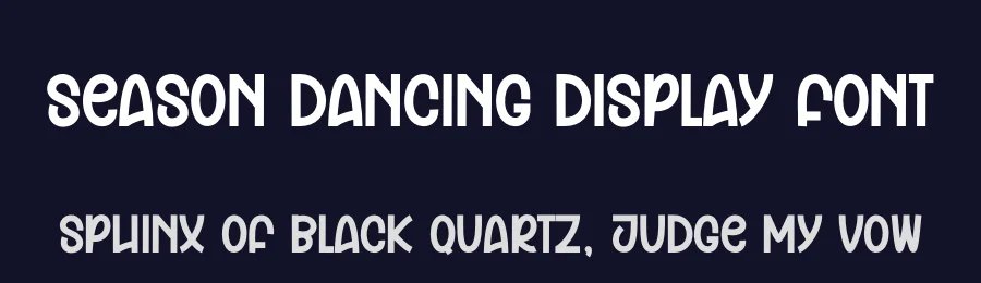 Season Dancing Display Font by andikastudio — Script Handwritten Font — thumbnail 2