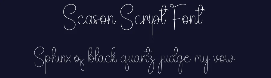 Season Script Font by andikastudio — Script Handwritten Font — thumbnail 2