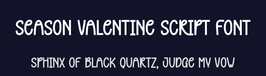 Season Valentine Script Font by andikastudio — Display Font — thumbnail 2