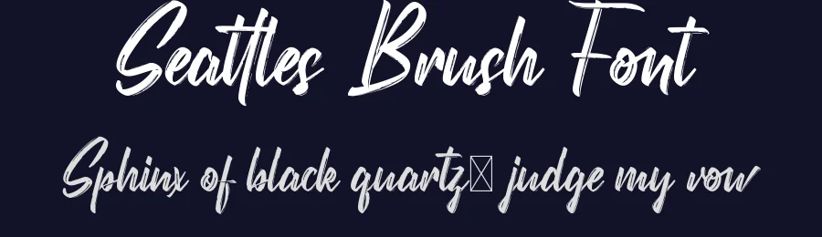 Seattles Brush Font by nihstudio — Script Handwritten Font — thumbnail 2