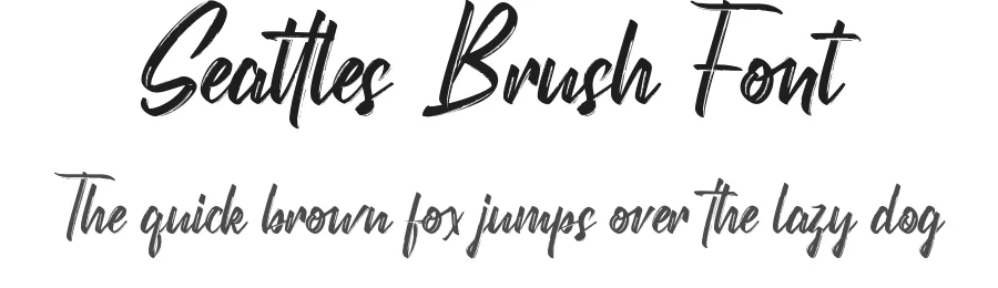 Seattles Brush Font by nihstudio — Script Handwritten Font
