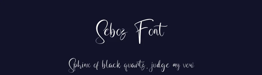 Seboz Font by khalwastudio — Script Handwritten Font — thumbnail 2