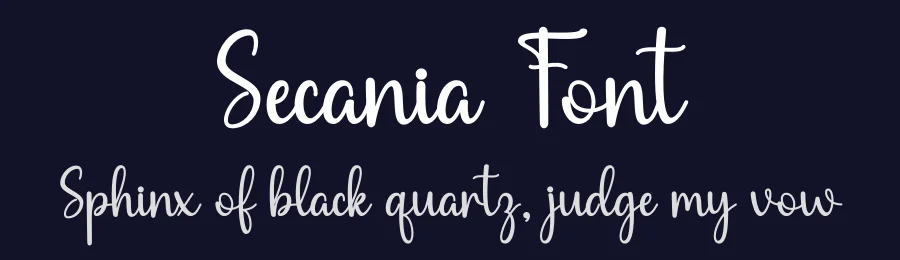 Secania Font by DN Creative — Script Handwritten Font — thumbnail 2