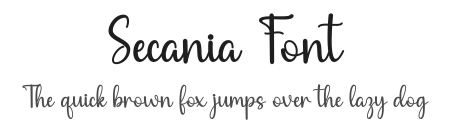 Secania Font by DN Creative — Script Handwritten Font