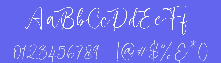 Sechillia Ruster – Handwritten Font by [email protected] — Script Handwritten Font — thumbnail 3