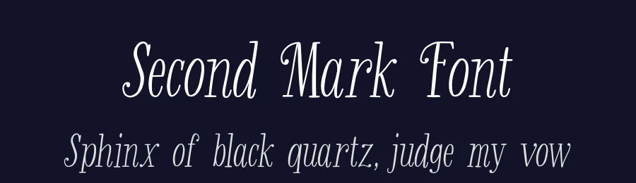 Second Mark Font by Ef Studio — Script Handwritten Font — thumbnail 2