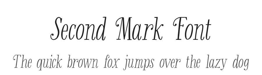 Second Mark Font by Ef Studio — Script Handwritten Font