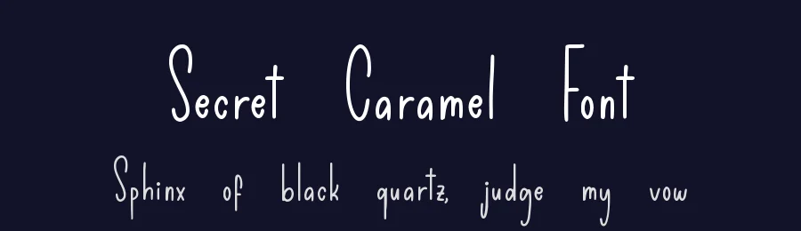 Secret Caramel Font by qwrtype — Script Handwritten Font — thumbnail 2