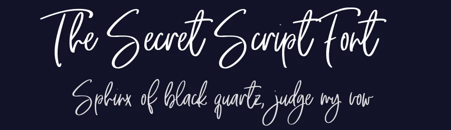 The Secret Script Font by VladCristea — Script Handwritten Font — thumbnail 2