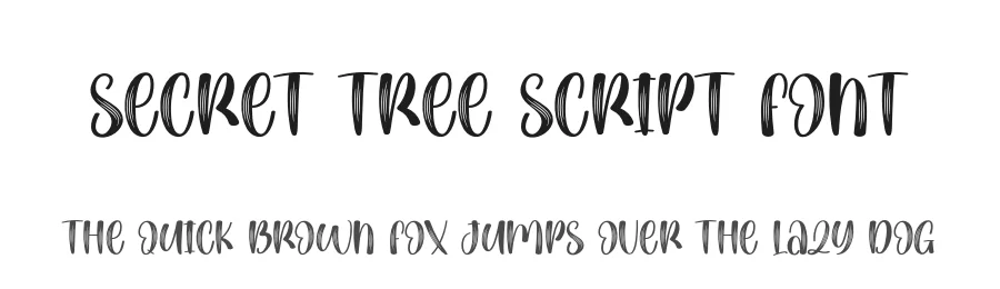 Secret Tree Script Font by creativeletter — Display Font