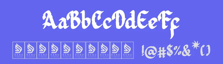 Secrilka Font by Denustudios — Blackletter Font — thumbnail 3