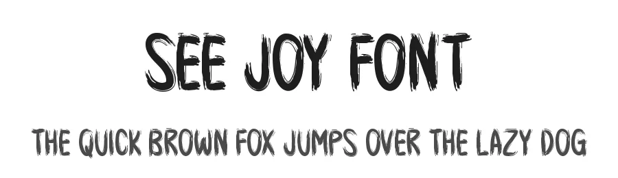 See Joy Font by Seemly Fonts — Display Font
