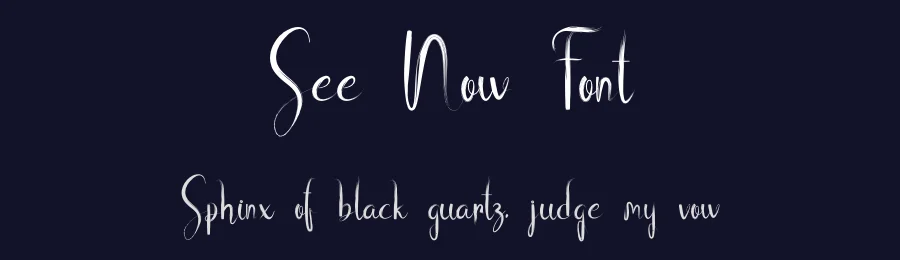 See Now Font by fahmistudio99 — Script Handwritten Font — thumbnail 2
