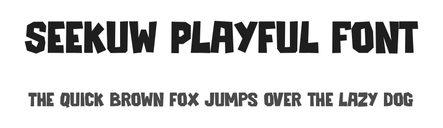 Seekuw Playful Font by Tokokoo Studio — Display Font