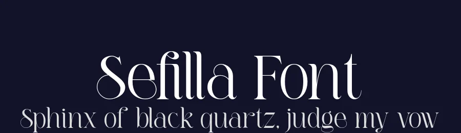 Sefilla Font by roomspace.cl — Serif Font — thumbnail 2