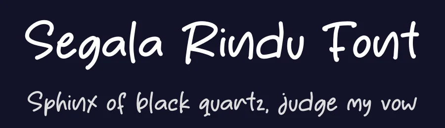 Segala Rindu Font by Letterafa Studio — Script Handwritten Font — thumbnail 2