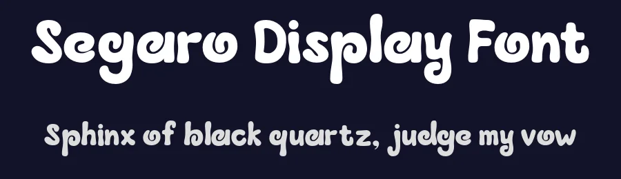 Segaro Display Font by Artisan Themes — Display Font — thumbnail 2