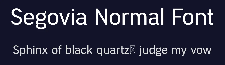 Segovia Normal Font by Zafara — Decorative Font — thumbnail 2
