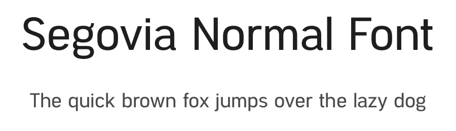 Segovia Normal Font by Zafara — Decorative Font