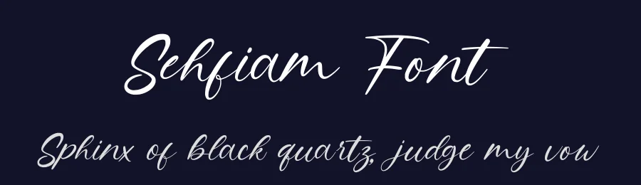 Sehfiam Font by Dhabee — Serif Font — thumbnail 2