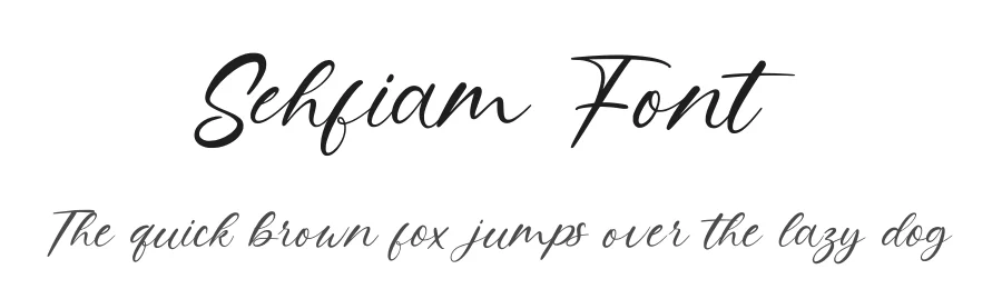 Sehfiam Font by Dhabee — Serif Font