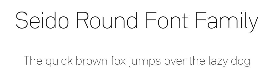Seido Round Font Family by Alberto Romanos — Sans Serif Font