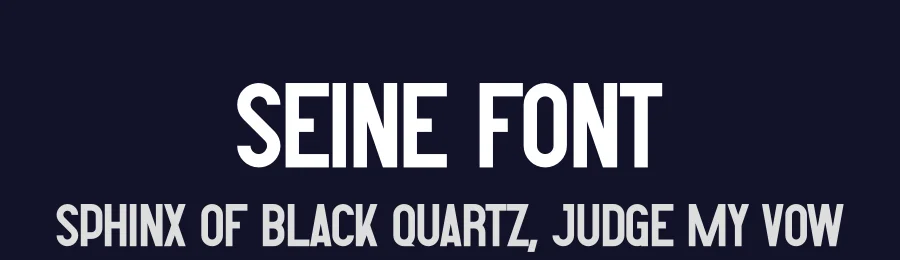 Seine Font by vpcreativeshop — Sans Serif Font — thumbnail 2
