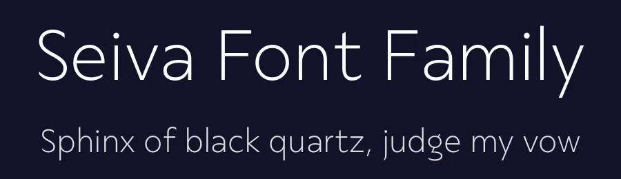 Seiva Font Family by Fabio Haag Type — Sans Serif Font — thumbnail 2