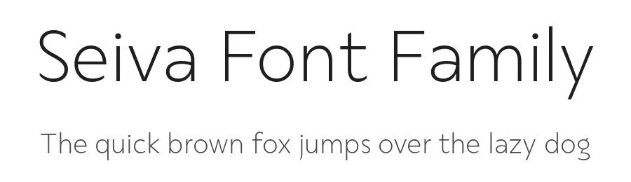 Seiva Font Family by Fabio Haag Type — Sans Serif Font