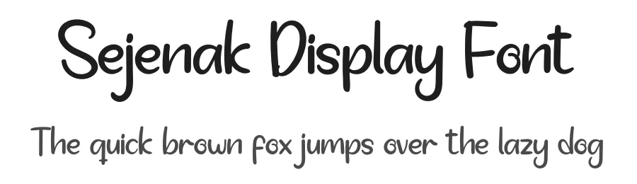 Sejenak Display Font by productype — Script Handwritten Font