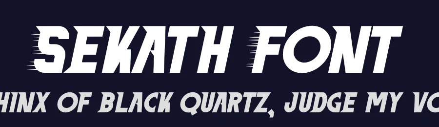 Sekath Font by jadatype — Display Font — thumbnail 2