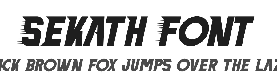 Sekath Font by jadatype — Display Font