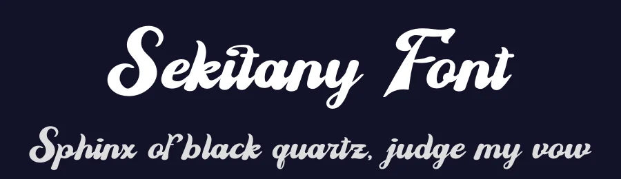 Sekitany Font by Denustudios — Decorative Font — thumbnail 2