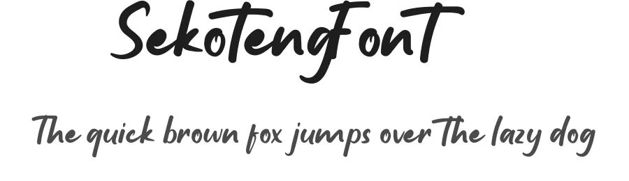 Sekoteng Font by nihstudio — Script Handwritten Font