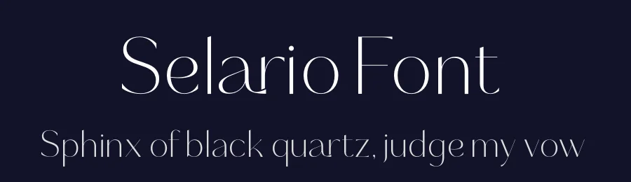 Selario Font by timelesstype.co — Sans Serif Font — thumbnail 2