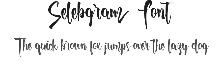 Selebgram Font by edricstudio — Script Handwritten Font
