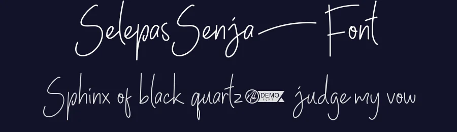 Selepas Senja Font by nihstudio — Script Handwritten Font — thumbnail 2