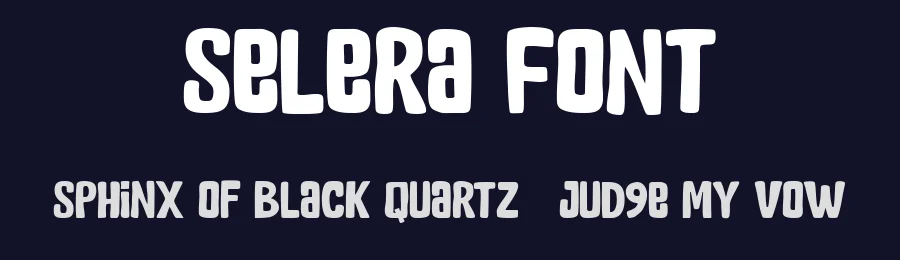 Selera Font by Flawless And Co — Display Font — thumbnail 2