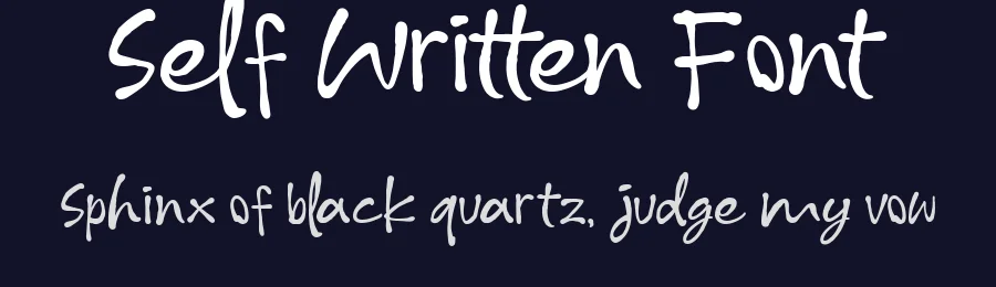 Self Written Font by Lettermine — Decorative Font — thumbnail 2