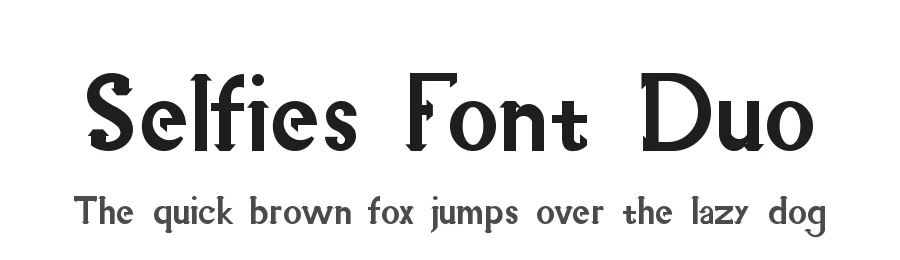 Selfies Font Duo by edricstudio — Script Handwritten Font