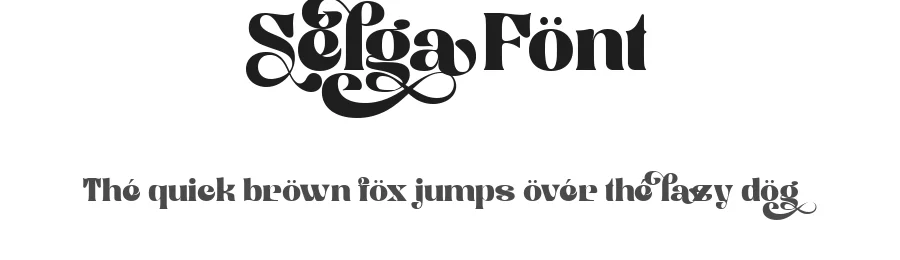 Selga Font by mixjpg — Decorative Font