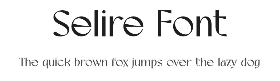 Selire Font by MaikoHatta — Sans Serif Font