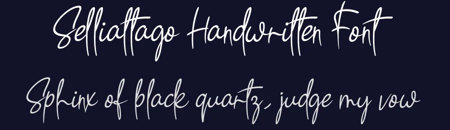 Selliattago Handwritten Font by andikastudio — Script Handwritten Font — thumbnail 2