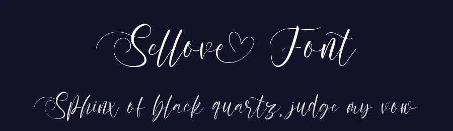 Sellove Font by qwrtype — Script Handwritten Font — thumbnail 2