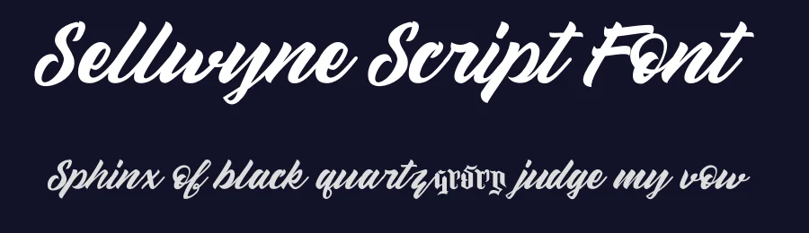 Sellwyne Script Font by Garisman Std — Script Handwritten Font — thumbnail 2