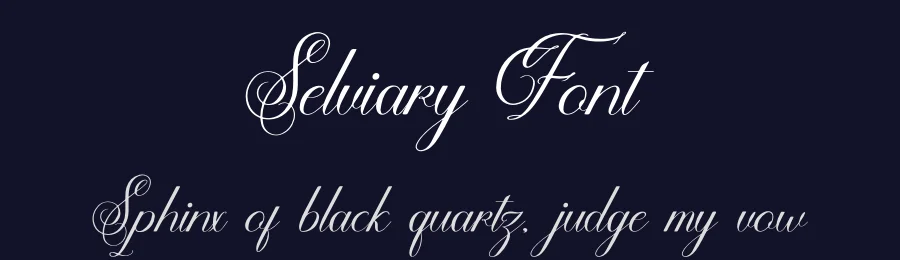 Selviary Font by Denustudios — Script Handwritten Font — thumbnail 2