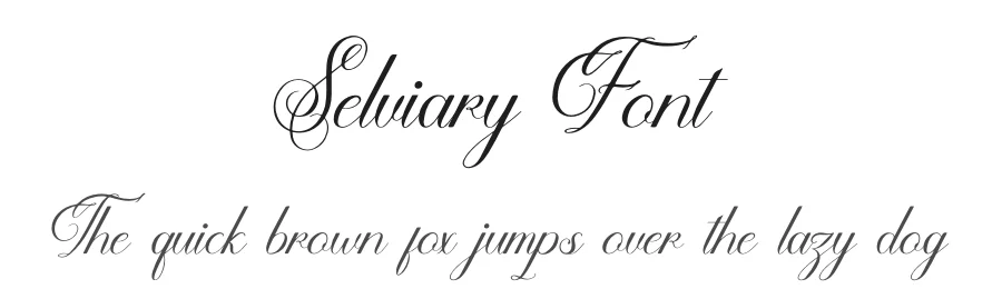 Selviary Font by Denustudios — Script Handwritten Font
