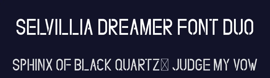 Selvillia Dreamer Font Duo by edricstudio — Script Handwritten Font — thumbnail 2