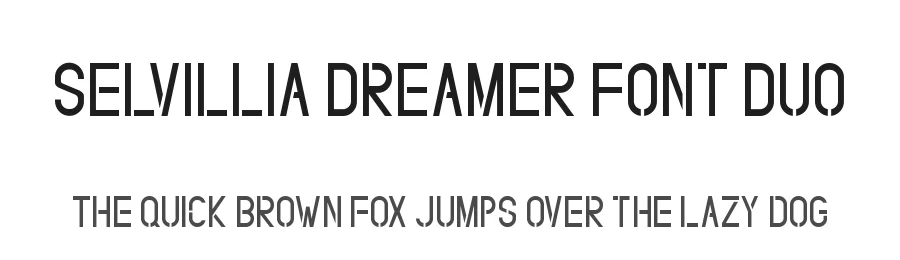 Selvillia Dreamer Font Duo by edricstudio — Script Handwritten Font