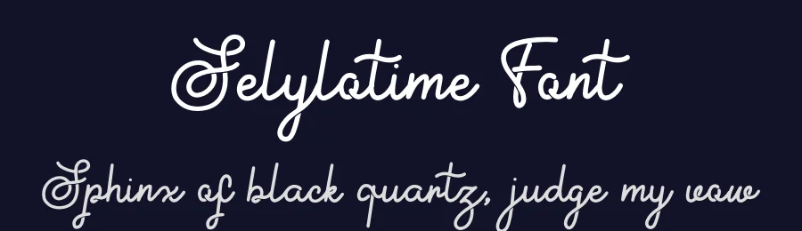 Selylotime Font by Denustudios — Script Handwritten Font — thumbnail 2